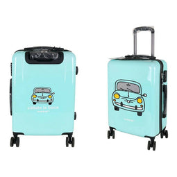Handbagagekoffer Cállate la Boca Auto Celeste 39 x 22 x 57 cm