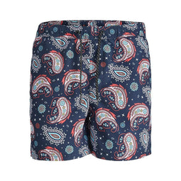 Kinderbadpakken Jack & Jones PAISLEY 12234512 Marineblauw Maat L