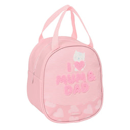 Thermische Snacktas Safta Love 19 x 22 x 14 cm Roze