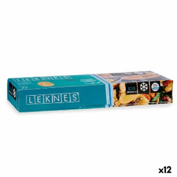 Set van herbruikbare zakjes voor voedingsmiddelen ziplock 30 x 40 cm Blauw Polyethyleen 7 L (12 S...