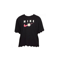 T-Shirt met Korte Mouwen TEE ENERGY BOXY FRILLY Nike DO1351 Zwart Maat L