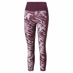 Sportleggings voor Dames Puma run 5k 7/8 W Paars Maat M