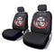 Set hoezen voor zittingen Star Wars Stormtrooper Universeel Voorkant Zwart 2 Stuks