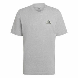Heren-T-Shirt met Korte Mouwen Adidas Essentials Feelcomfy Grijs Maat M