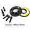 Set spoorverbreders OMP 5 x 120 72,5 M12 x 1,50 + M14 x 1,25 15 mm