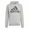 Herenhoodie Adidas Essentials Fleece Big Logo Grijs Maat M