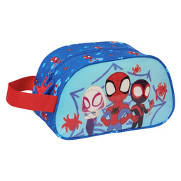 Toilettas voor op School Spidey Rood Blauw 26 x 15 x 12 cm