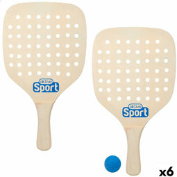 Strandschepjes met Bal Aktive 22 x 39 cm (6 Stuks)