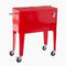 Koelbox Fresh 74 x 43 x 80 cm Rood Metaal