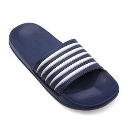 Slippers voor het zwembad Marineblauw Schoenmaat 40-45