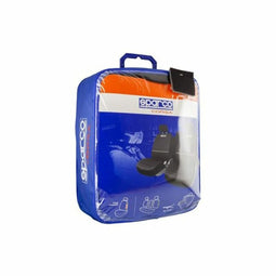 Set hoezen voor zittingen Sparco Lazio Grijs (11 pcs)