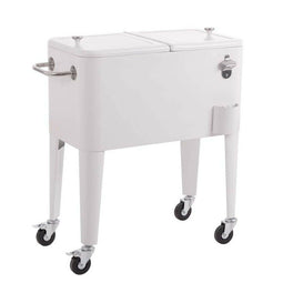 Koelbox Fresh 74 x 43 x 80 cm Metaal Wit