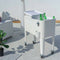 Koelbox Fresh 74 x 43 x 80 cm Metaal Wit