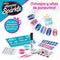 Schoonheidsset Cra-Z-Art 1 x 8,5 x 1 cm Kinderen Tatoeages Nagels 4 Stuks