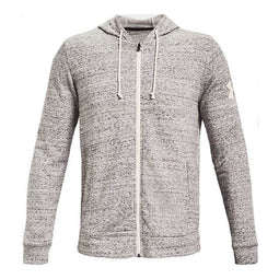 Heren Sportjas Under Armour RIVAL TERRY FZ Lichtgrijs Maat XL