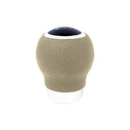 Versnellingspookknop BC Corona POM30167 Beige Leer Met trigger (27 mm)