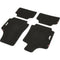 Vloermattenset voor auto FORMULA 1 CM480 Zwart/Wit 4 uds