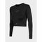 Dames-T-Shirt met Korte Mouwen PURE FORCE H4Z22 TSDLF010 4F Zwart M/L Maat M/L