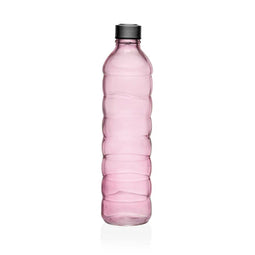 Fles Versa 1,22 L Roze Glas Aluminium 8,5 x 33,2 x 8,5 cm