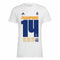 Heren Voetbal T-shirt met Korte Mouwen Adidas Real Madrid Champions 2022 Maat L