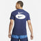 Shirt Nike TEE ESS CORE 4 DM6409 410 Marineblauw Maat XL