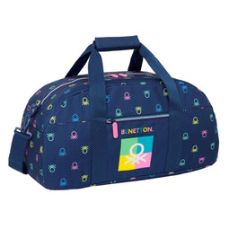 Sporttas Benetton Cool Marineblauw 50 x 26 x 20 cm