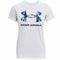 Dames-T-Shirt met Korte Mouwen Under Armour Graphic Wit Maat S