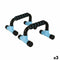 Push-up-standaard LongFit Sport Blauw Zwart (3 Stuks)