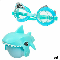 Waterpistool Eolo Shark 13,5 x 5,5 x 3 cm (6 Stuks)