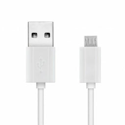 Kabel USB naar micro-USB Unotec Wit 20 cm