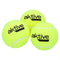 Tennisballen Aktive Pro 3 Onderdelen Geel 6 Stuks