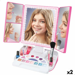 Kinder Make-up Set Cra-Z-Art Shimmer 'n Sparkle 34 x 26 x 16 cm 2 Stuks