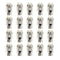 Set Bouten OMP ELE20045 40 mm M12 x 1,50 20 uds
