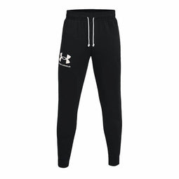 Lange sportbroek Under Armour Rival Terry Jogger Zwart Mannen Maat L