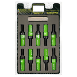 Schroevenkit OMP OMPS09971208 28 mm Groen M12 x 1,25
