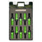 Schroevenkit OMP OMPS09971208 28 mm Groen M12 x 1,25