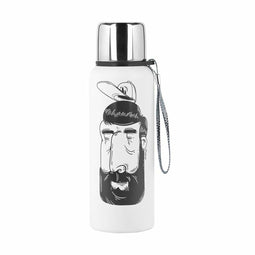 Waterfles Picture Campei Black Climate Wit