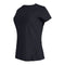 Dames-T-Shirt met Korte Mouwen Joluvi Runplex Zwart Maat S