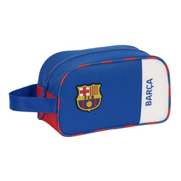 Toilettas voor op School F.C. Barcelona Blauw Kastanjebruin Sportief 26 x 15 x 12 cm