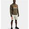 Herenhoodie Under Armour Hoodie Kaki Maat M