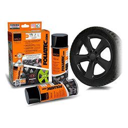 Vloeibaar rubber voor auto's Foliatec 2060 Mat zwart Zwart 400 ml (2 pcs)