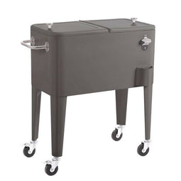 Koelbox Fresh 74 x 43 x 80 cm Grijs Metaal