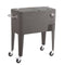 Koelbox Fresh 74 x 43 x 80 cm Grijs Metaal