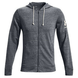 Heren Sportjas Under Armour Terry Zwart Donker grijs Maat M