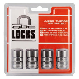Anti-theft nuts ABC Parts L33 19/21 12 x 150 mm 4 Stuks