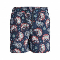 Herenzwembroek Jack & Jones JPSTFIJI JJSWIM PAISLEY 12234512 Blauw Maat L