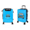Handbagagekoffer Cállate la Boca Blauw Auto 39 x 22 x 57 cm