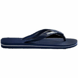 Heren Slippers Havaianas Logo Blauw Schoenmaat 42-43