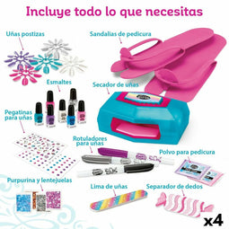 Manicureset Cra-Z-Art Shimmer 'n Sparkle Style Deluxe 14 x 6 x 10 cm 4 Stuks Kinderen