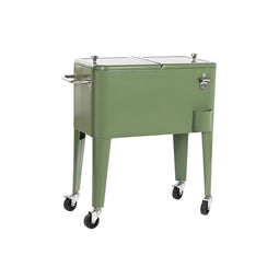 Koelbox DKD Home Decor 74 x 43 x 80 cm Staal Groen Polypropyleen 56 L